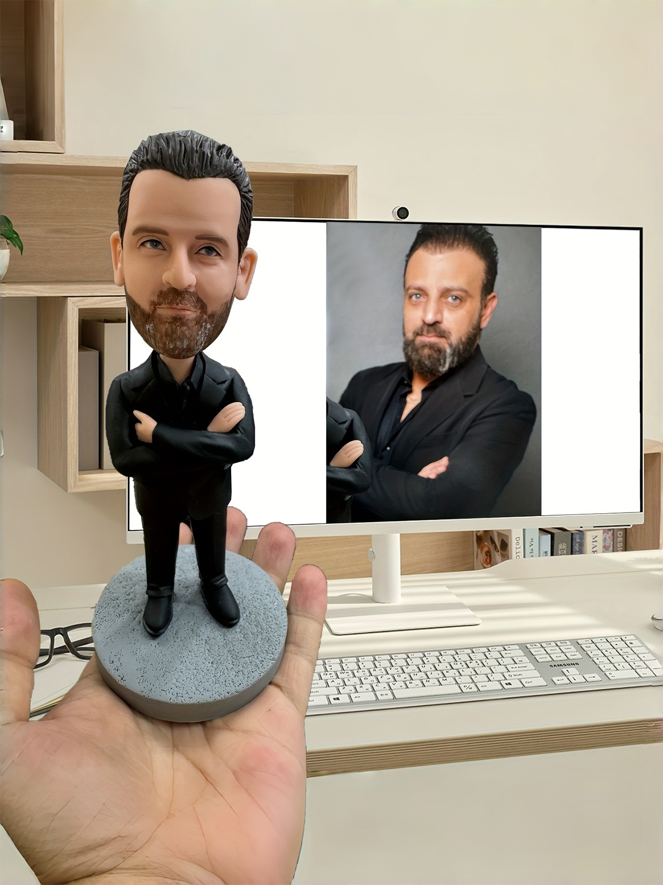 Customize Personalized Cartoon Clay Figurines Photo-Customized Exclusive Gifts